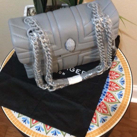 kurt Geiger London Kensington Leather Chain Strap Bag - Picture 13 of 17